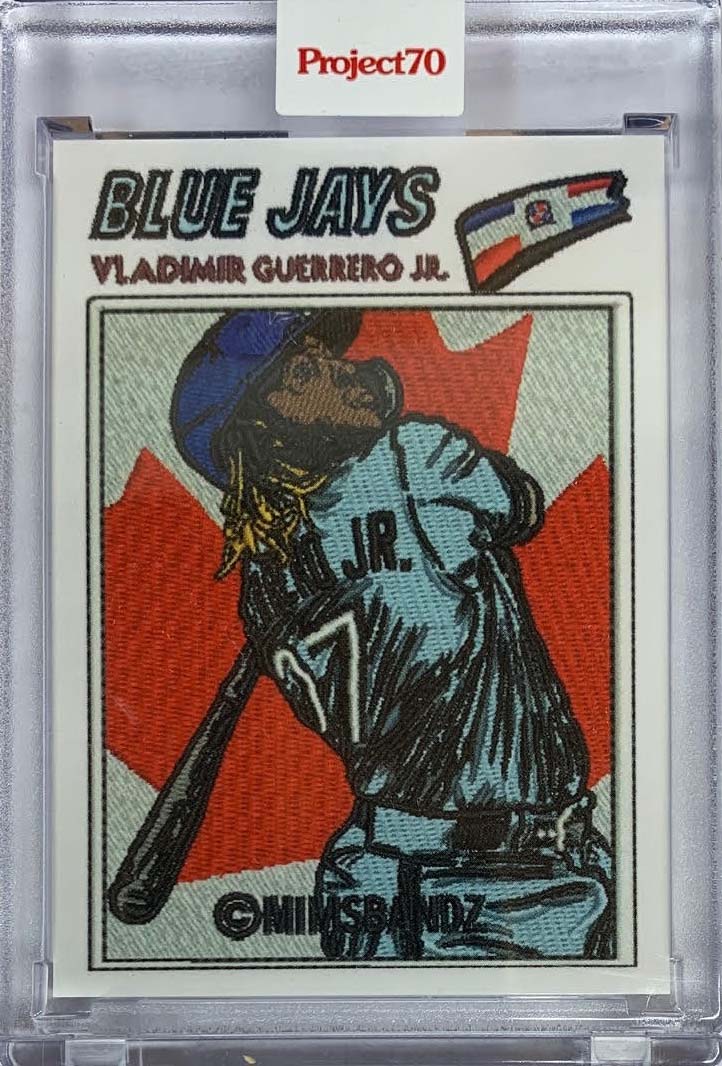 Vladimir Guerrero Jr 2021 Topps Project 70 Mimsbandz Baseball Card #457 Vladimir Guerrero Jr 2021 Topps Project 70 Mimsbandz Baseball Card #457
